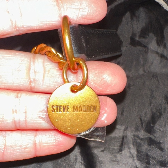 Steve Madden Leopard Mini Bag with Gold Chain - Picture 11 of 12